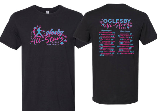 ALL-STARS SOFTBALL 2025. -    COTTON BLEND Ts