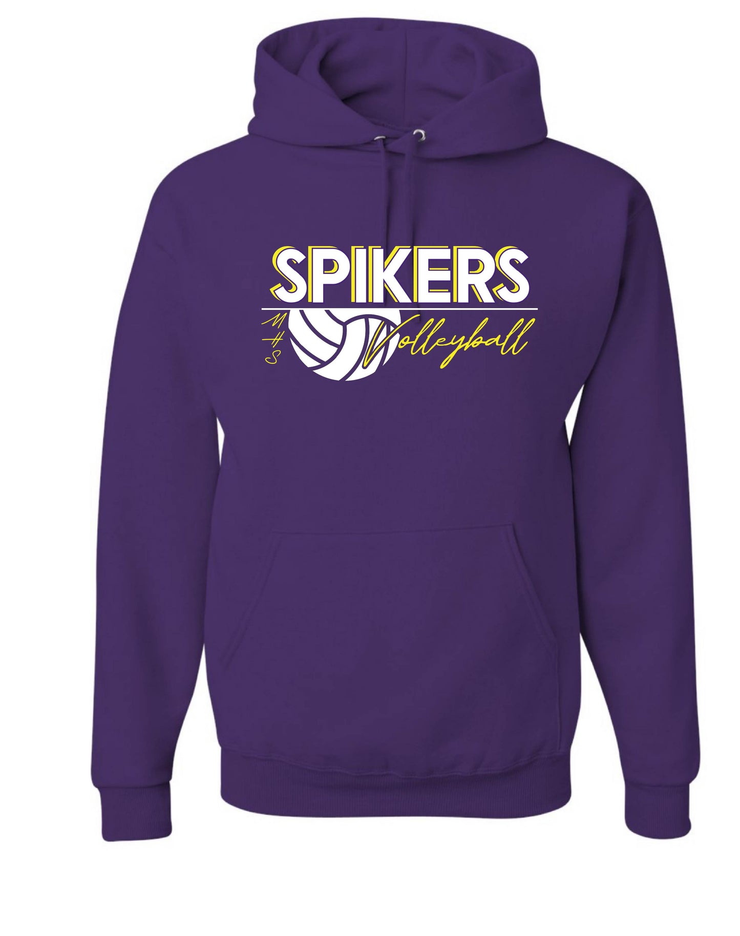 SPIKERS VOLLEYBALL CREWNECKS & HOODIES (VARIOUS STYLES)