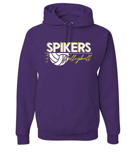 SPIKERS VOLLEYBALL CREWNECKS & HOODIES (VARIOUS STYLES)